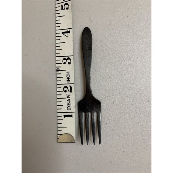 ANTIQUE, VINTAGE COLLECTIBLE BABY FORK 4" COMMUNITY SILVER PLATE - Picture 3 of 5